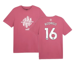 2024-2025 Man City ftblCulture Tee (Dusty Orchid) (Rodrigo 16)