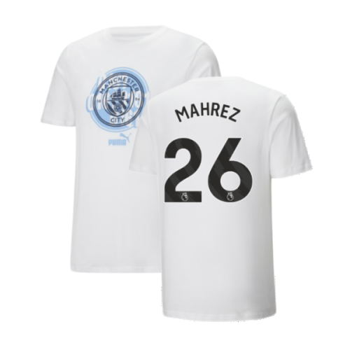 2024-2025 Man City ftblCulture Tee (White) (Mahrez 26)