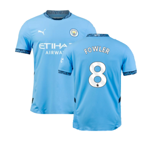 2024-2025 Man City Home Authentic Shirt (Fowler 8)