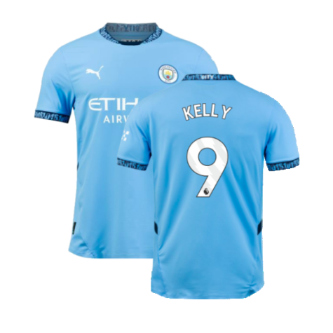 2024-2025 Man City Home Authentic Shirt with packaging (Kelly 9)