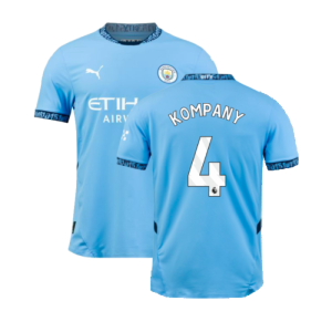 2024-2025 Man City Home Authentic Shirt with packaging (Kompany 4)