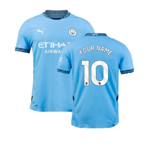 2024-2025 Man City Home Authentic Shirt (Your Name)