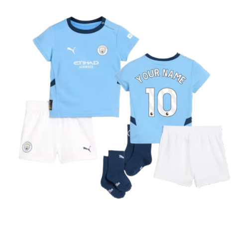 2024-2025 Man City Home Baby Kit (Your Name)