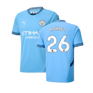 2024-2025 Man City Home Shirt (Mahrez 26)