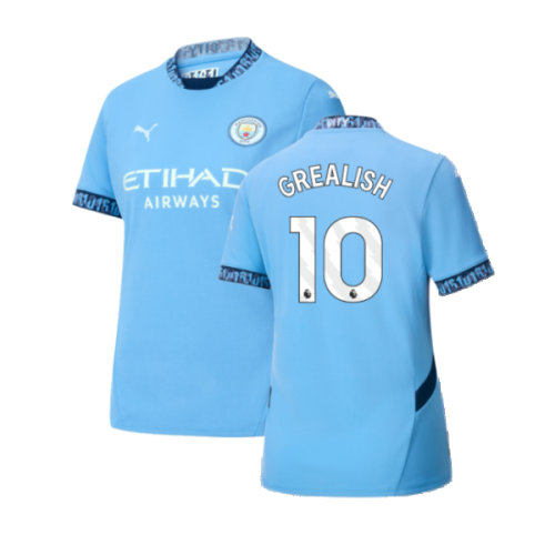 2024-2025 Man City Home Shirt (Womens) (Grealish 10)