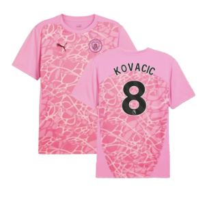 2024-2025 Man City Pre-Match Shirt (Pink) (Kovacic 8)