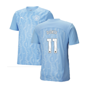 2024-2025 Man City Prematch SS Shirt (Light Blue) (Doku 11) 2024-2025 Man City Prematch SS Shirt (Light Blue) (Doku 11)