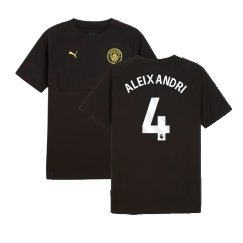 2024-2025 Man City Pumatech Pocket Tee (Black) (Aleixandri 4)