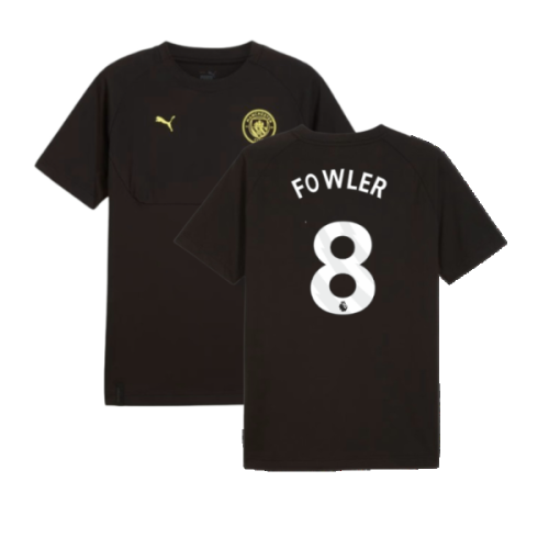 2024-2025 Man City Pumatech Pocket Tee (Black) (Fowler 8)