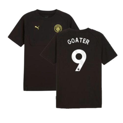 2024-2025 Man City Pumatech Pocket Tee (Black) (Goater 9)