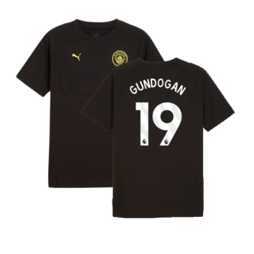 2024-2025 Man City Pumatech Pocket Tee (Black) (Gundogan 19)