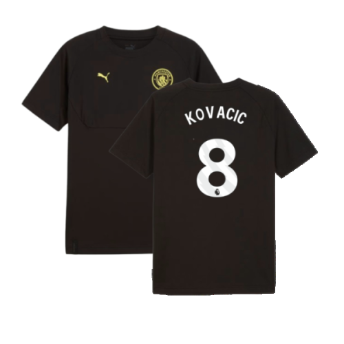 2024-2025 Man City Pumatech Pocket Tee (Black) (Kovacic 8)