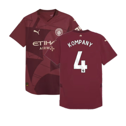 2024-2025 Man City Third Authentic Shirt (Kompany 4)