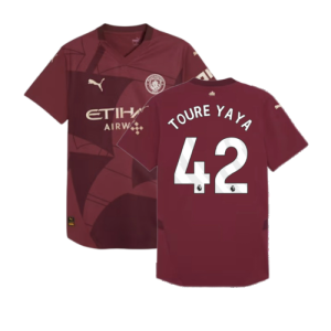 2024-2025 Man City Third Authentic Shirt (Toure Yaya 42)