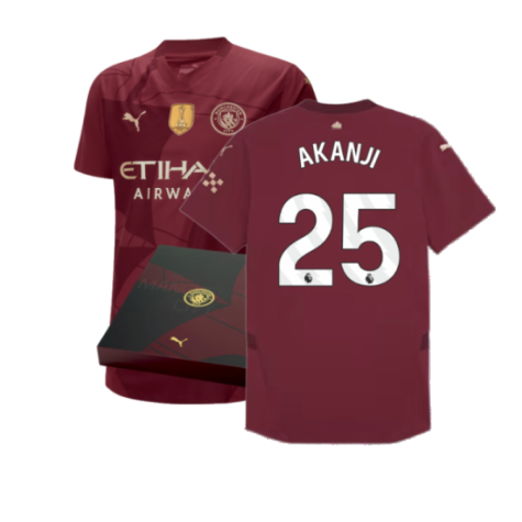 2024-2025 Man City Third Authentic Shirt w/packaging (Akanji 25)