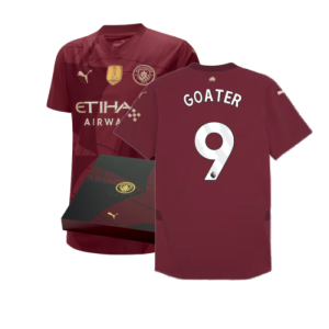 2024-2025 Man City Third Authentic Shirt w/packaging (Goater 9)