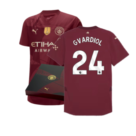 2024-2025 Man City Third Authentic Shirt w/packaging (Gvardiol 24)