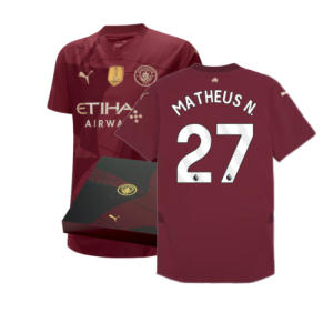 2024-2025 Man City Third Authentic Shirt w/packaging (Matheus N. 27)