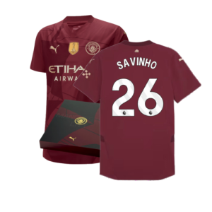 2024-2025 Man City Third Authentic Shirt w/packaging (Savinho 26)