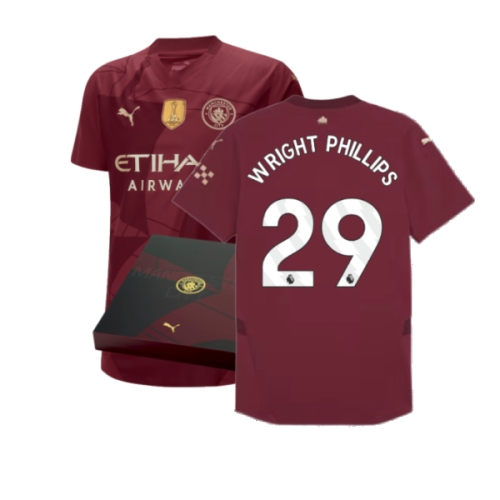 2024-2025 Man City Third Authentic Shirt w/packaging (Wright Phillips 29)