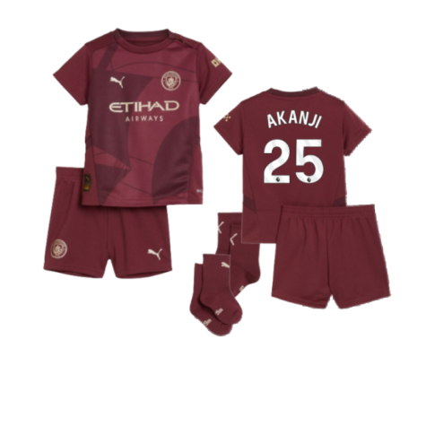 2024-2025 Man City Third Baby Kit (Akanji 25)