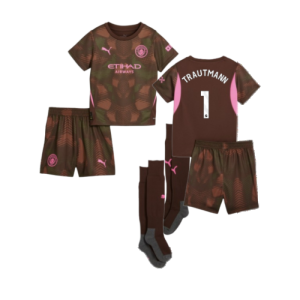 2024-2025 Man City Third Goalkeeper Mini Kit (Trautmann 1)