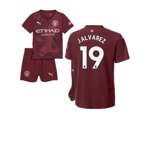 2024-2025 Man City Third Mini Kit (J.Alvarez 19)