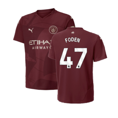 2024-2025 Man City Third Shirt (Kids) (Foden 47)