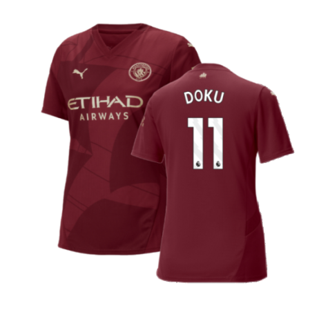 2024-2025 Man City Third Shirt (Womens) (Doku 11)