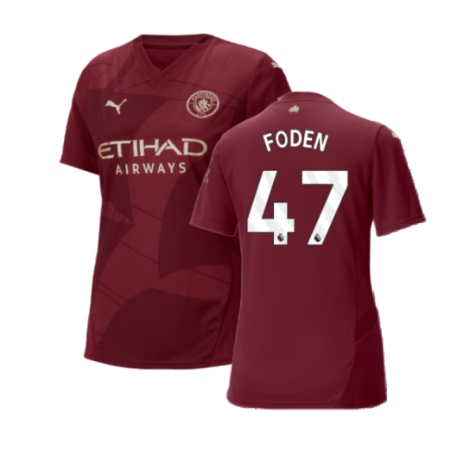 2024-2025 Man City Third Shirt (Womens) (Foden 47)