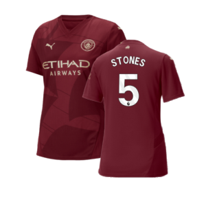 2024-2025 Man City Third Shirt (Womens) (Stones 5)