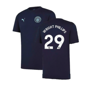 2024-2025 Man City Training Shirt (Inky Blue) - Kids (Wright Phillips 29)