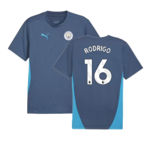 2024-2025 Man City Training Shirt (Inky Blue) (Rodrigo 16)