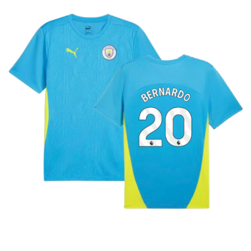 2024-2025 Man City Training Shirt (Magic Blue) (Bernardo 20)