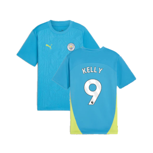 2024-2025 Man City Training Shirt (Magic Blue) - Kids (Kelly 9)