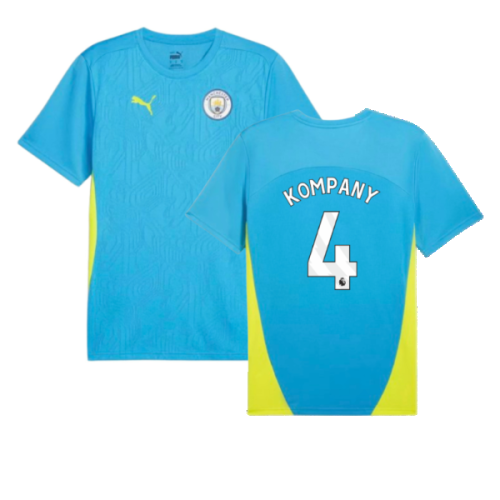 2024-2025 Man City Training Shirt (Magic Blue) (Kompany 4)