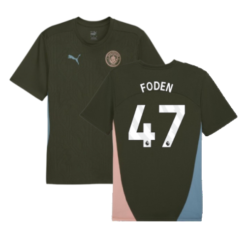 2024-2025 Man City Training Shirt (Myrtle) (Foden 47)