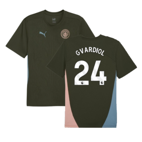 2024-2025 Man City Training Shirt (Myrtle) (Gvardiol 24)