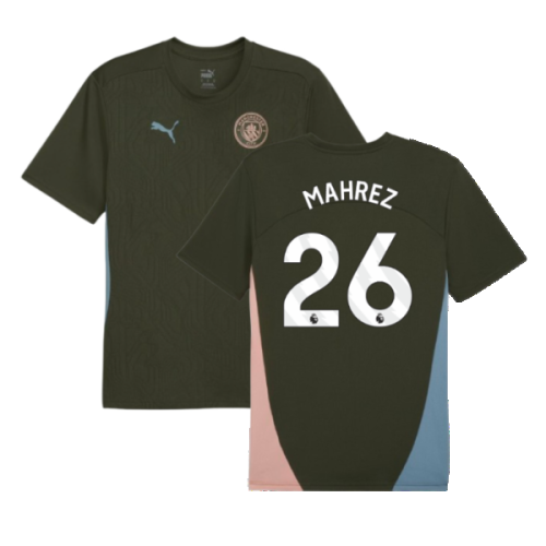 2024-2025 Man City Training Shirt (Myrtle) (Mahrez 26)