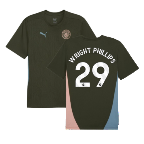 2024-2025 Man City Training Shirt (Myrtle) (Wright Phillips 29)