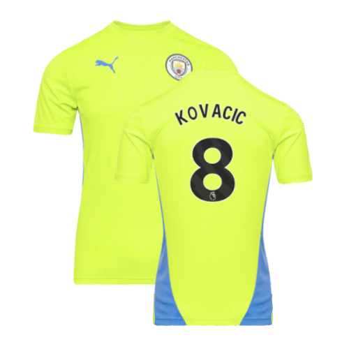 2024-2025 Man City Training Shirt (Yellow Glow) (Kovacic 8)