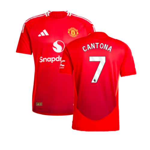 2024-2025 Man Utd Authentic Home Shirt (Cantona 7)