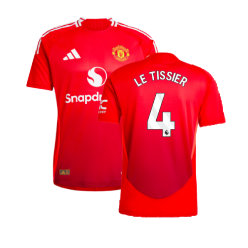 2024-2025 Man Utd Authentic Home Shirt (Le Tissier 4)