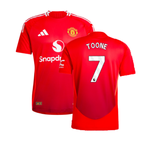 2024-2025 Man Utd Authentic Home Shirt (Toone 7)