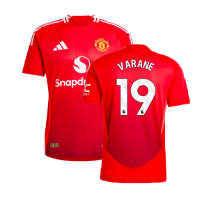 2024-2025 Man Utd Authentic Home Shirt (Varane 19)