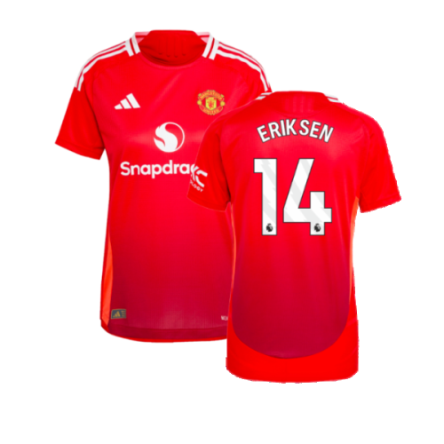 2024-2025 Man Utd Authentic Home Shirt (Womens) (Eriksen 14)