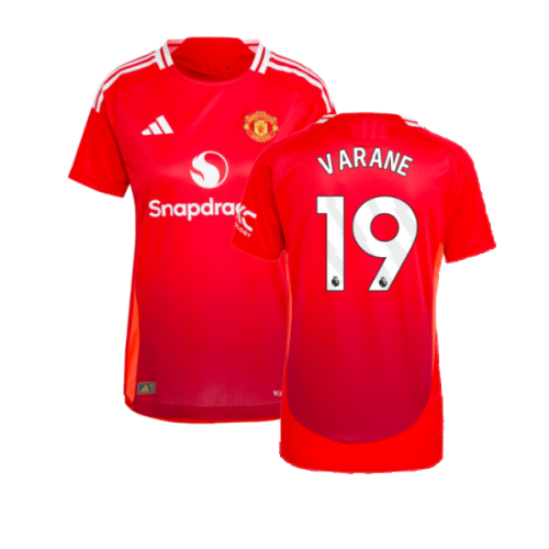 2024-2025 Man Utd Authentic Home Shirt (Womens) (Varane 19)