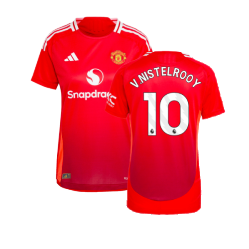 2024-2025 Man Utd Authentic Home Shirt (Womens) (V.Nistelrooy 10)