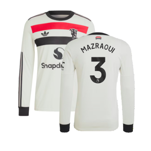 2024-2025 Man Utd Authentic Long Sleeve Third Shirt (Mazraoui 3)