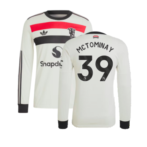 2024-2025 Man Utd Authentic Long Sleeve Third Shirt (McTominay 39)